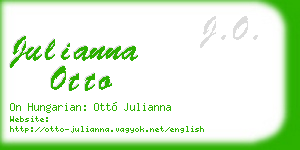 julianna otto business card